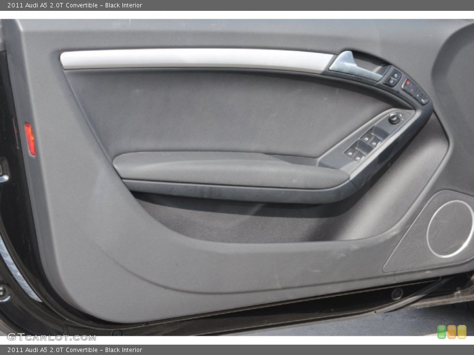 Black Interior Door Panel for the 2011 Audi A5 2.0T Convertible #80237539