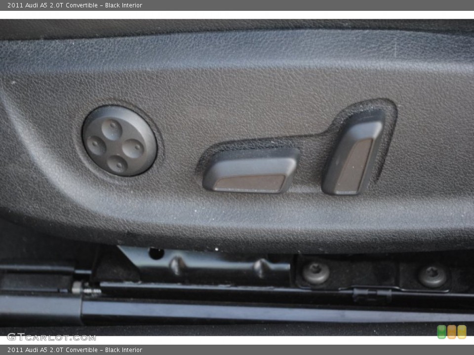 Black Interior Controls for the 2011 Audi A5 2.0T Convertible #80237627