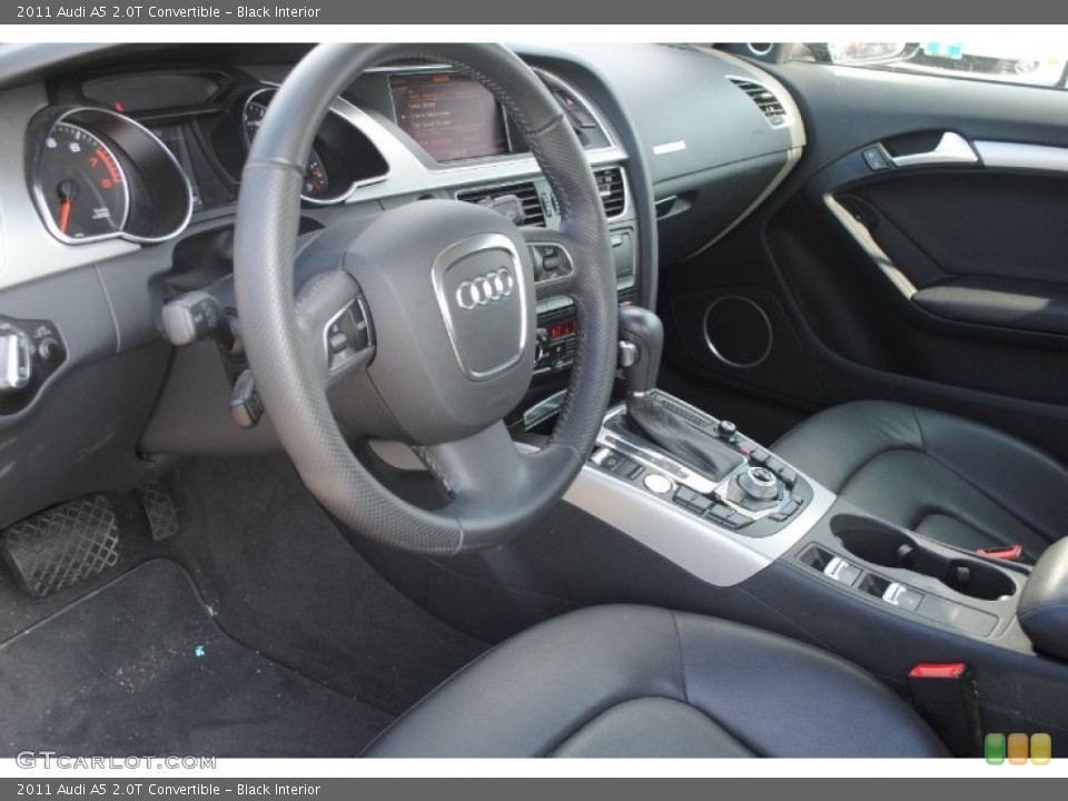 Black Interior Photo for the 2011 Audi A5 2.0T Convertible #80237638