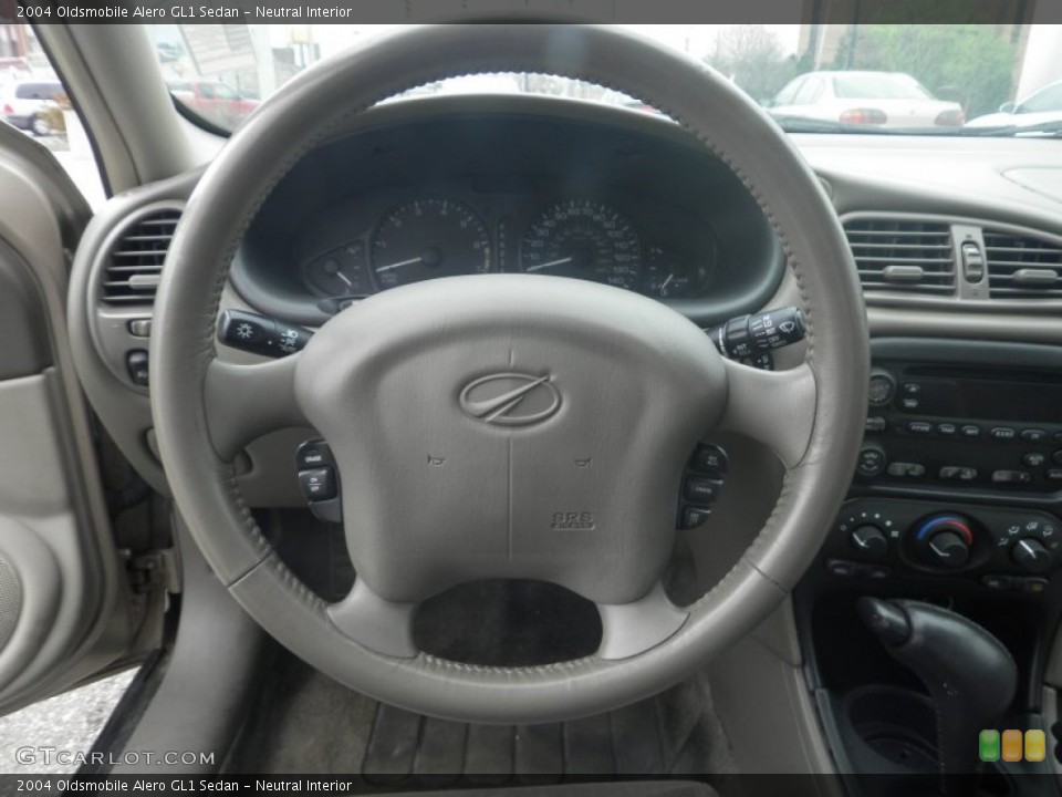 Neutral Interior Steering Wheel for the 2004 Oldsmobile Alero GL1 Sedan #80241590