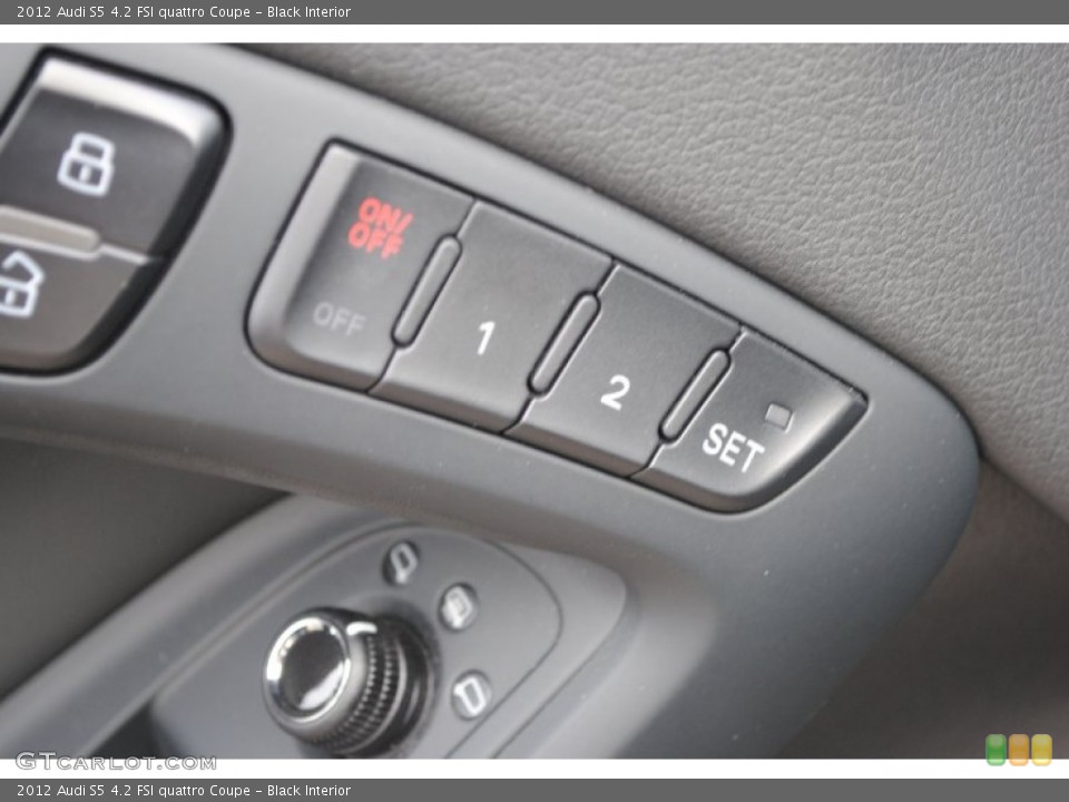 Black Interior Controls for the 2012 Audi S5 4.2 FSI quattro Coupe #80242324
