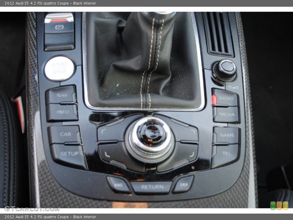 Black Interior Controls for the 2012 Audi S5 4.2 FSI quattro Coupe #80242737