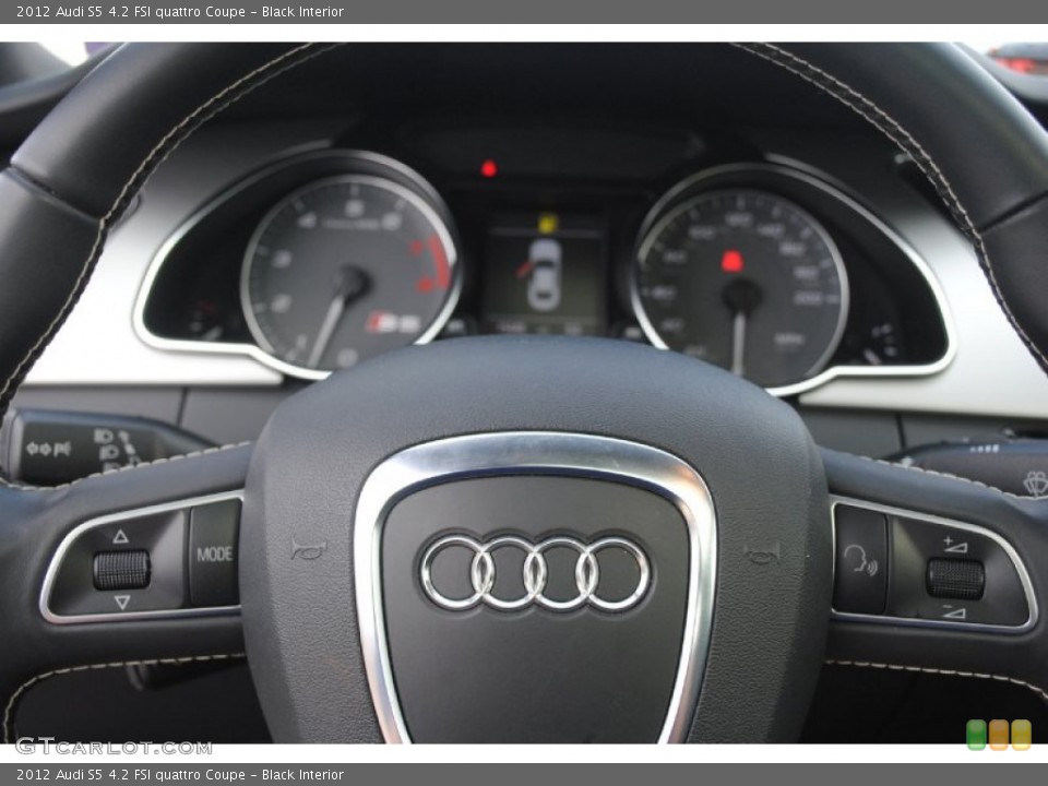Black Interior Controls for the 2012 Audi S5 4.2 FSI quattro Coupe #80242756