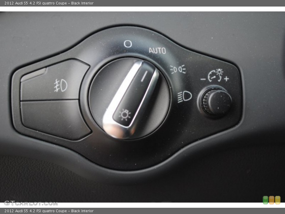 Black Interior Controls for the 2012 Audi S5 4.2 FSI quattro Coupe #80242798