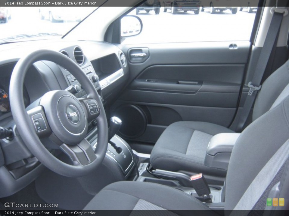 Dark Slate Gray Interior Photo for the 2014 Jeep Compass Sport #80246952