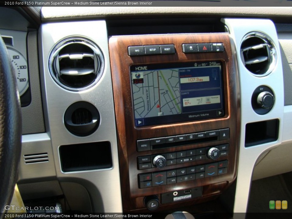 Medium Stone Leather/Sienna Brown Interior Controls for the 2010 Ford F150 Platinum SuperCrew #80247284
