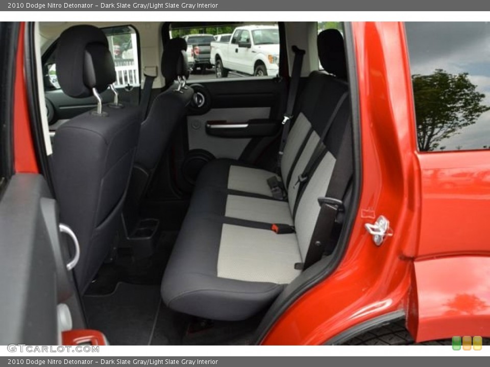 Dark Slate Gray/Light Slate Gray Interior Rear Seat for the 2010 Dodge Nitro Detonator #80253689