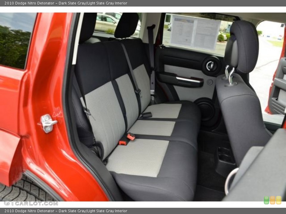 Dark Slate Gray/Light Slate Gray Interior Rear Seat for the 2010 Dodge Nitro Detonator #80253731