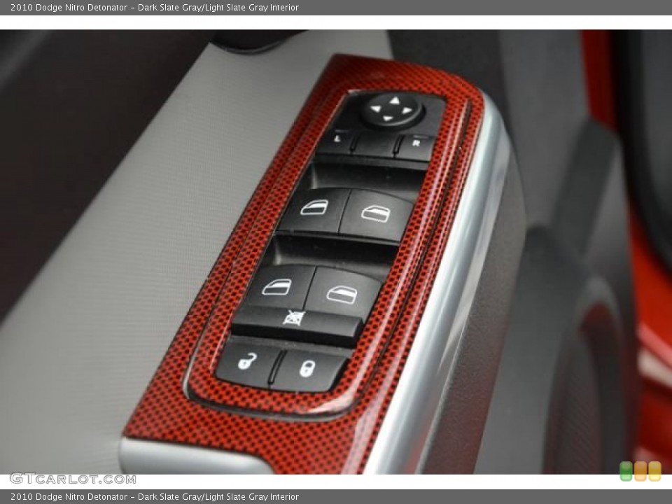 Dark Slate Gray/Light Slate Gray Interior Controls for the 2010 Dodge Nitro Detonator #80253805