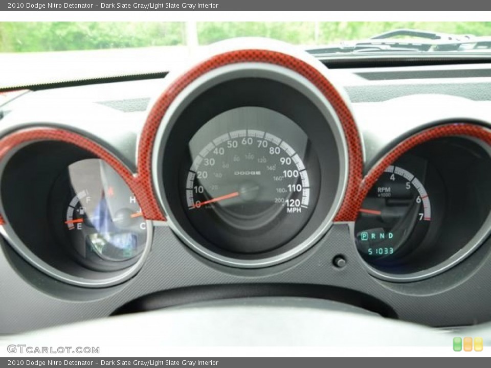 Dark Slate Gray/Light Slate Gray Interior Gauges for the 2010 Dodge Nitro Detonator #80253824