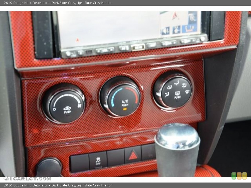 Dark Slate Gray/Light Slate Gray Interior Controls for the 2010 Dodge Nitro Detonator #80253872