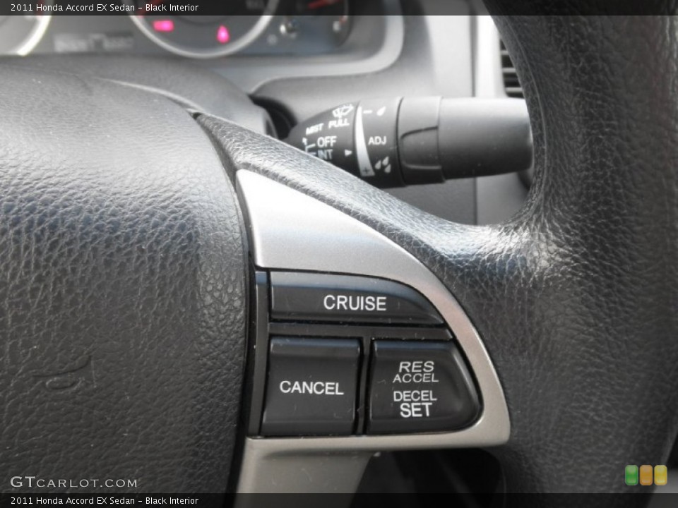 Black Interior Controls for the 2011 Honda Accord EX Sedan #80254166