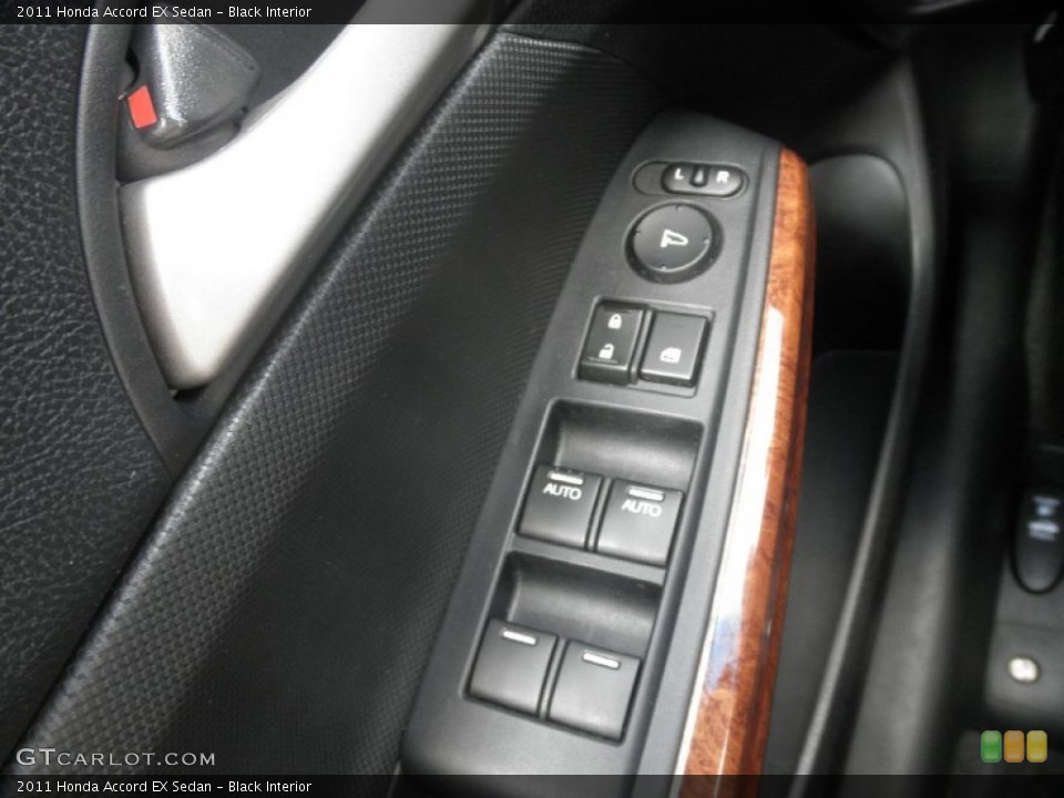 Black Interior Controls for the 2011 Honda Accord EX Sedan #80254217