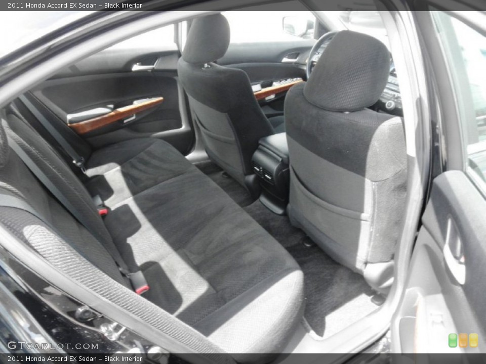 Black Interior Rear Seat for the 2011 Honda Accord EX Sedan #80254377