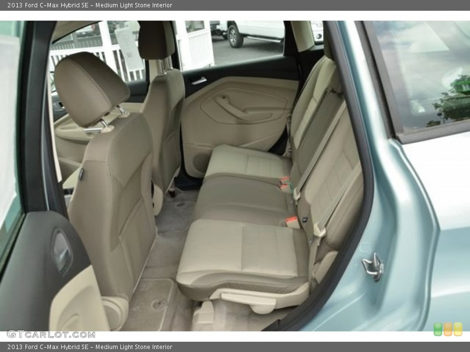 Medium Light Stone Interior Rear Seat for the 2013 Ford C-Max Hybrid SE #80255200