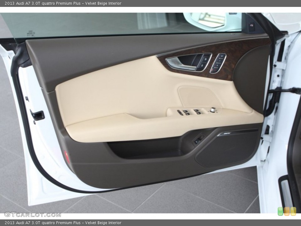 Velvet Beige Interior Door Panel for the 2013 Audi A7 3.0T quattro Premium Plus #80255214