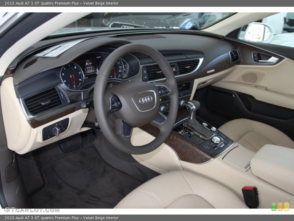Velvet Beige Interior Photo for the 2013 Audi A7 3.0T quattro Premium Plus #80255227