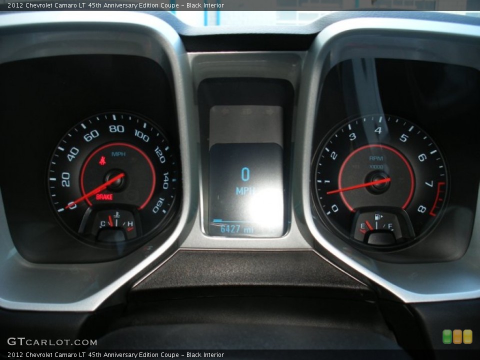 Black Interior Gauges for the 2012 Chevrolet Camaro LT 45th Anniversary Edition Coupe #80255240