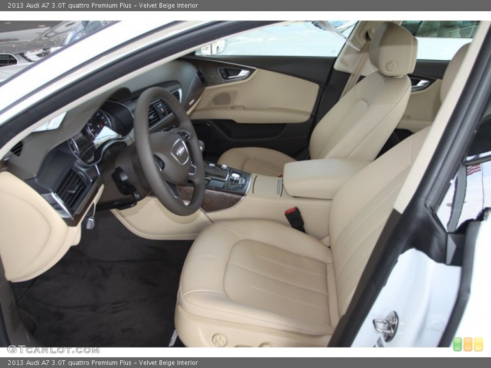 Velvet Beige Interior Front Seat for the 2013 Audi A7 3.0T quattro Premium Plus #80255246