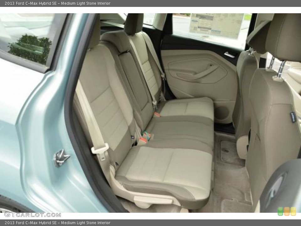 Medium Light Stone Interior Rear Seat for the 2013 Ford C-Max Hybrid SE #80255261