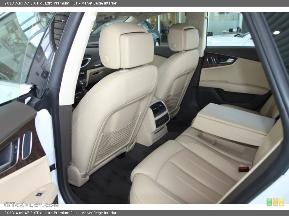 Velvet Beige Interior Rear Seat for the 2013 Audi A7 3.0T quattro Premium Plus #80255264