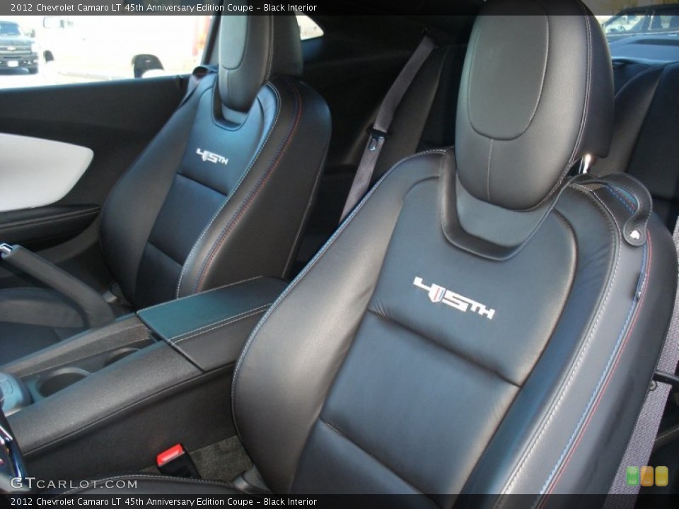 Black Interior Front Seat for the 2012 Chevrolet Camaro LT 45th Anniversary Edition Coupe #80255273