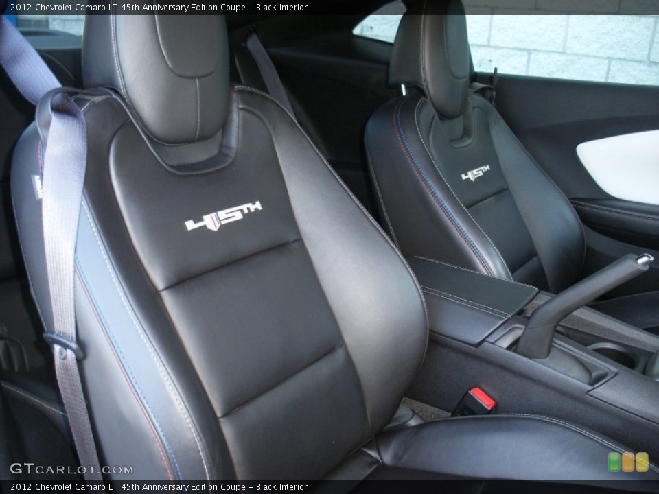 Black Interior Front Seat for the 2012 Chevrolet Camaro LT 45th Anniversary Edition Coupe #80255291