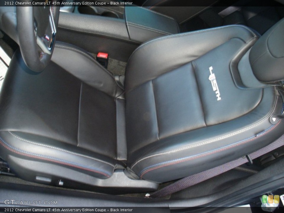 Black Interior Front Seat for the 2012 Chevrolet Camaro LT 45th Anniversary Edition Coupe #80255330