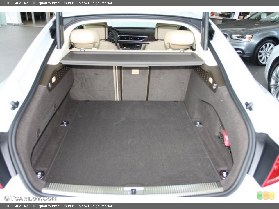 Velvet Beige Interior Trunk for the 2013 Audi A7 3.0T quattro Premium Plus #80255336