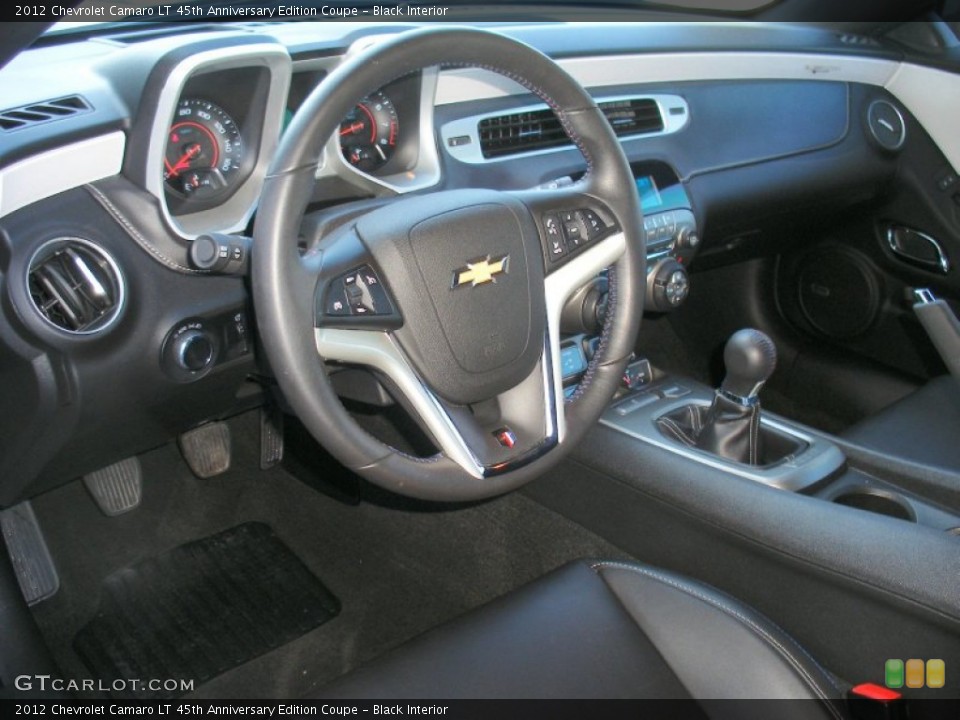 Black Interior Dashboard for the 2012 Chevrolet Camaro LT 45th Anniversary Edition Coupe #80255349