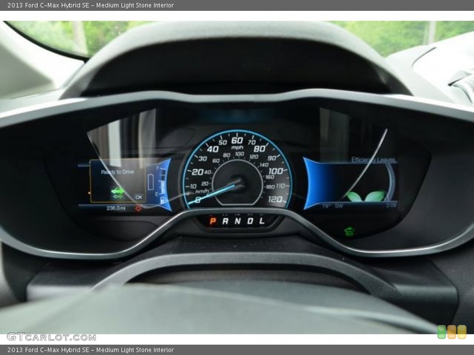 Medium Light Stone Interior Gauges for the 2013 Ford C-Max Hybrid SE #80255357