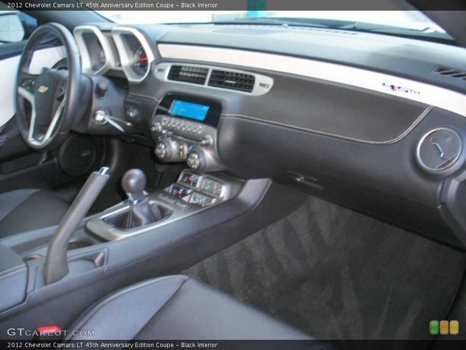 Black Interior Dashboard for the 2012 Chevrolet Camaro LT 45th Anniversary Edition Coupe #80255369