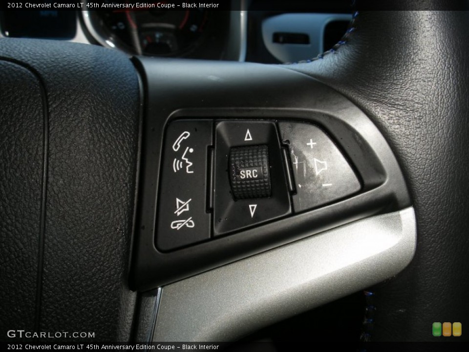 Black Interior Controls for the 2012 Chevrolet Camaro LT 45th Anniversary Edition Coupe #80255435