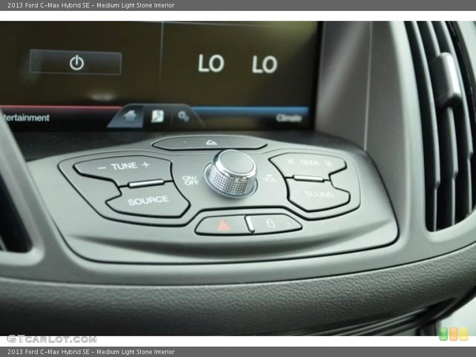 Medium Light Stone Interior Controls for the 2013 Ford C-Max Hybrid SE #80255468