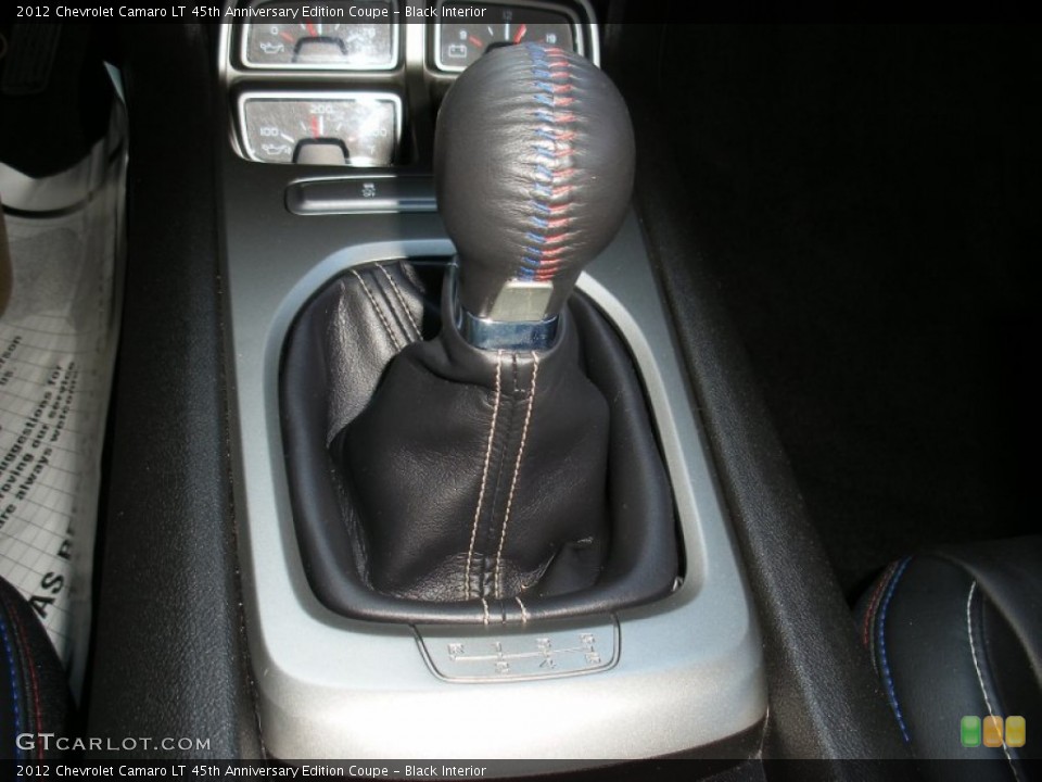 Black Interior Transmission for the 2012 Chevrolet Camaro LT 45th Anniversary Edition Coupe #80255504