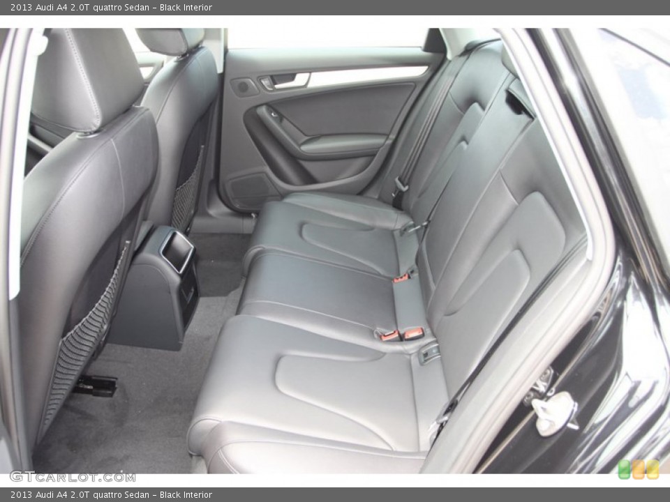 Black Interior Rear Seat for the 2013 Audi A4 2.0T quattro Sedan #80255744