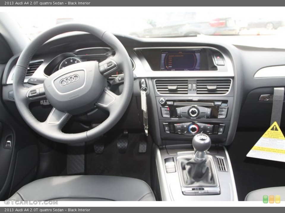 Black Interior Dashboard for the 2013 Audi A4 2.0T quattro Sedan #80255762