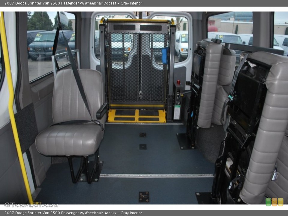Gray Interior Photo for the 2007 Dodge Sprinter Van 2500 Passenger w/Wheelchair Access #80256683