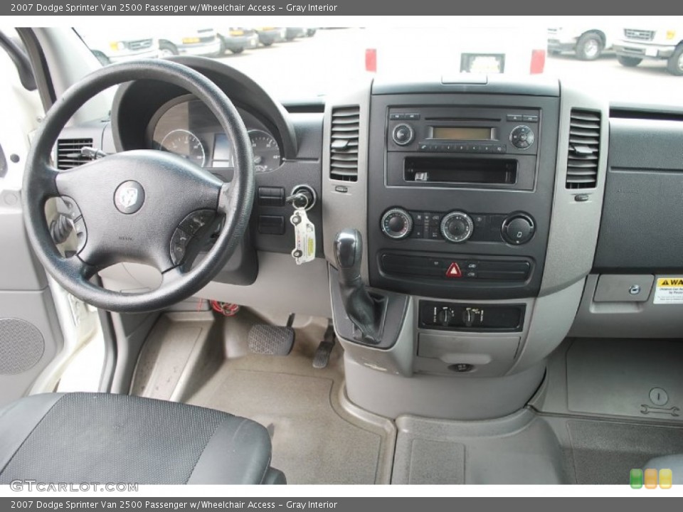 Gray Interior Dashboard for the 2007 Dodge Sprinter Van 2500 Passenger w/Wheelchair Access #80256728