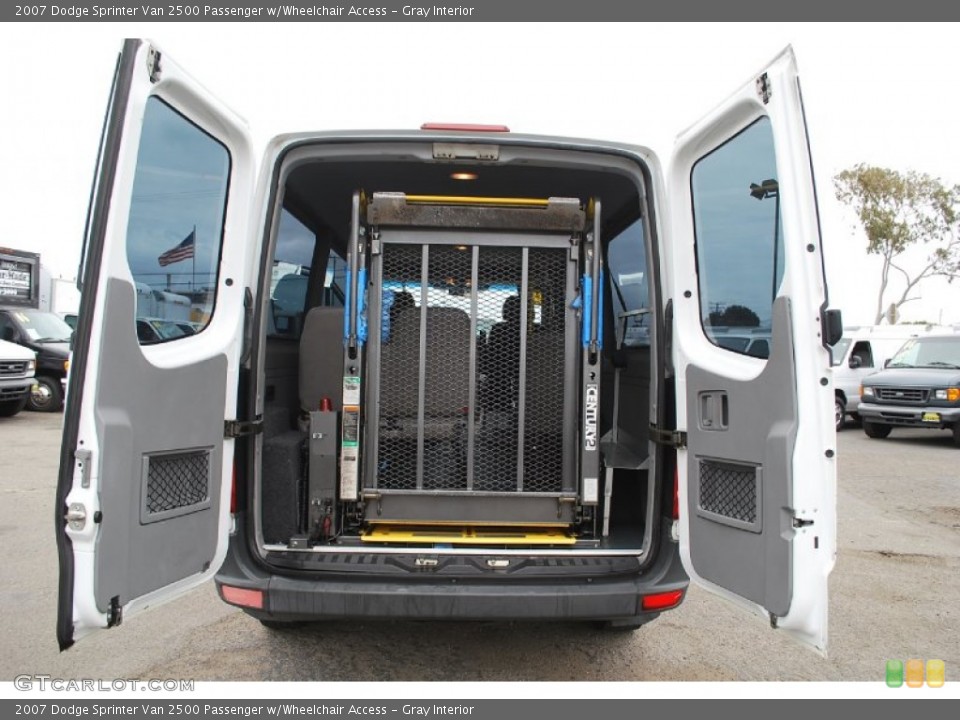 Gray Interior Trunk for the 2007 Dodge Sprinter Van 2500 Passenger w/Wheelchair Access #80256761