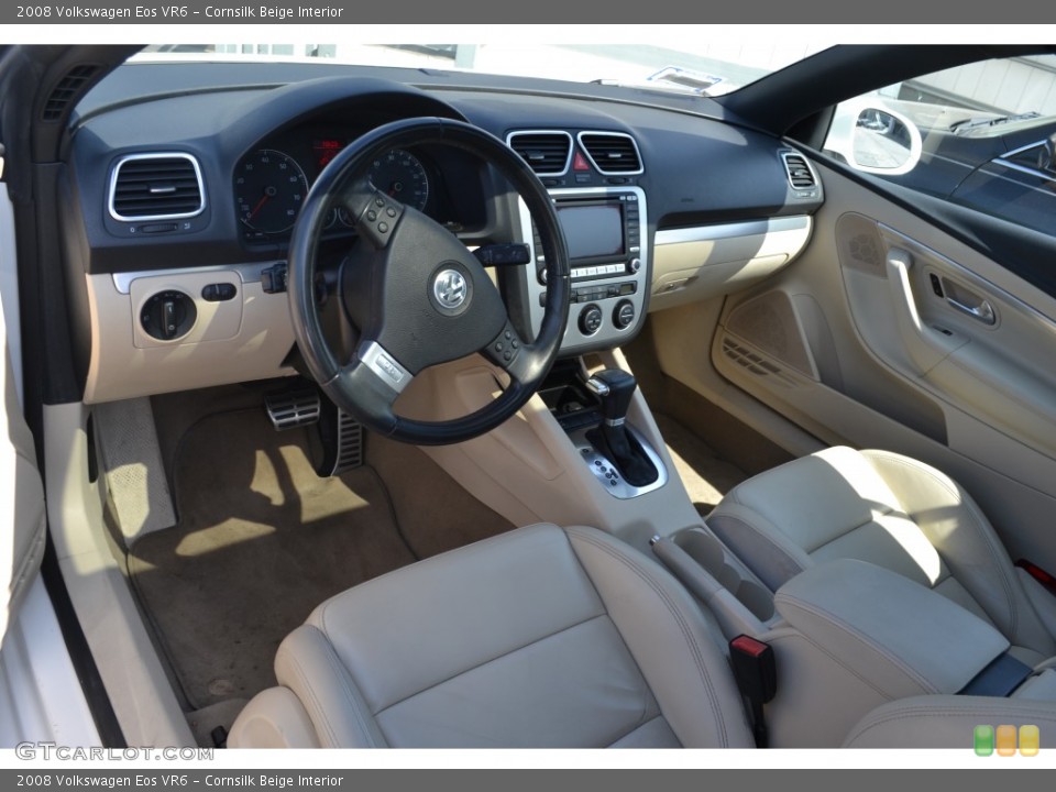 Cornsilk Beige Interior Photo for the 2008 Volkswagen Eos VR6 #80256863