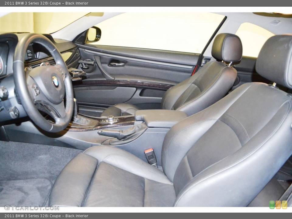 Black Interior Front Seat for the 2011 BMW 3 Series 328i Coupe #80258747