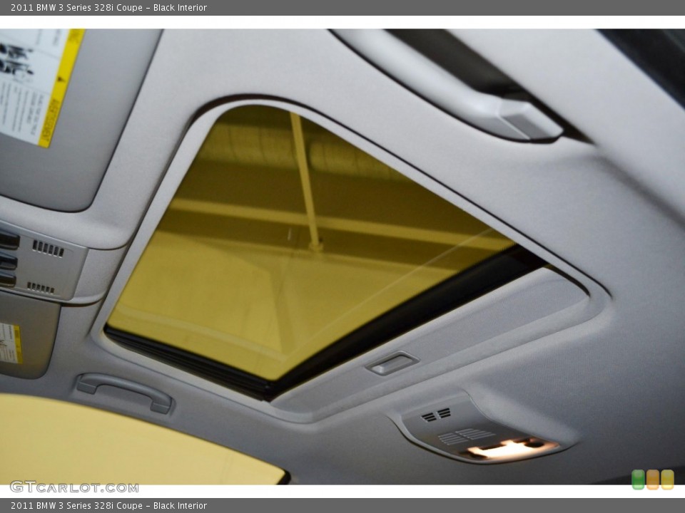 Black Interior Sunroof for the 2011 BMW 3 Series 328i Coupe #80259022