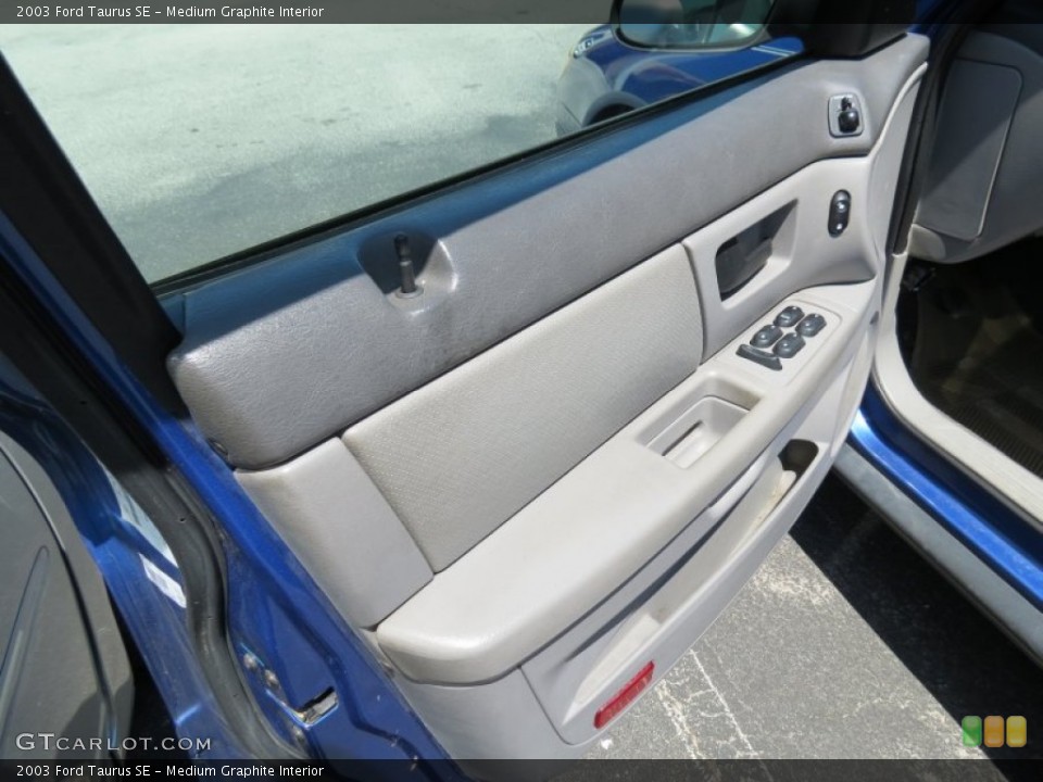Medium Graphite Interior Door Panel for the 2003 Ford Taurus SE #80259257