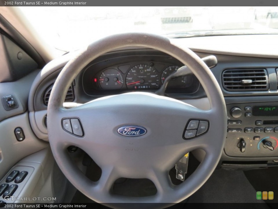 Medium Graphite Interior Steering Wheel for the 2002 Ford Taurus SE #80260250