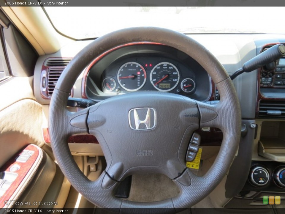 Ivory Interior Steering Wheel for the 2006 Honda CR-V LX #80261219