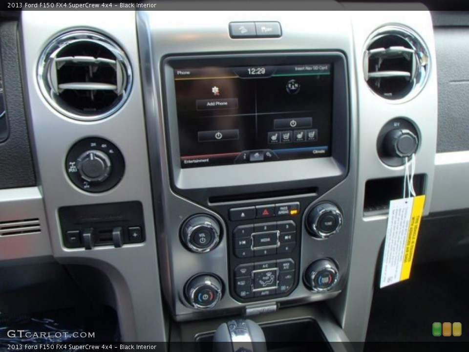 Black Interior Controls for the 2013 Ford F150 FX4 SuperCrew 4x4 #80265363