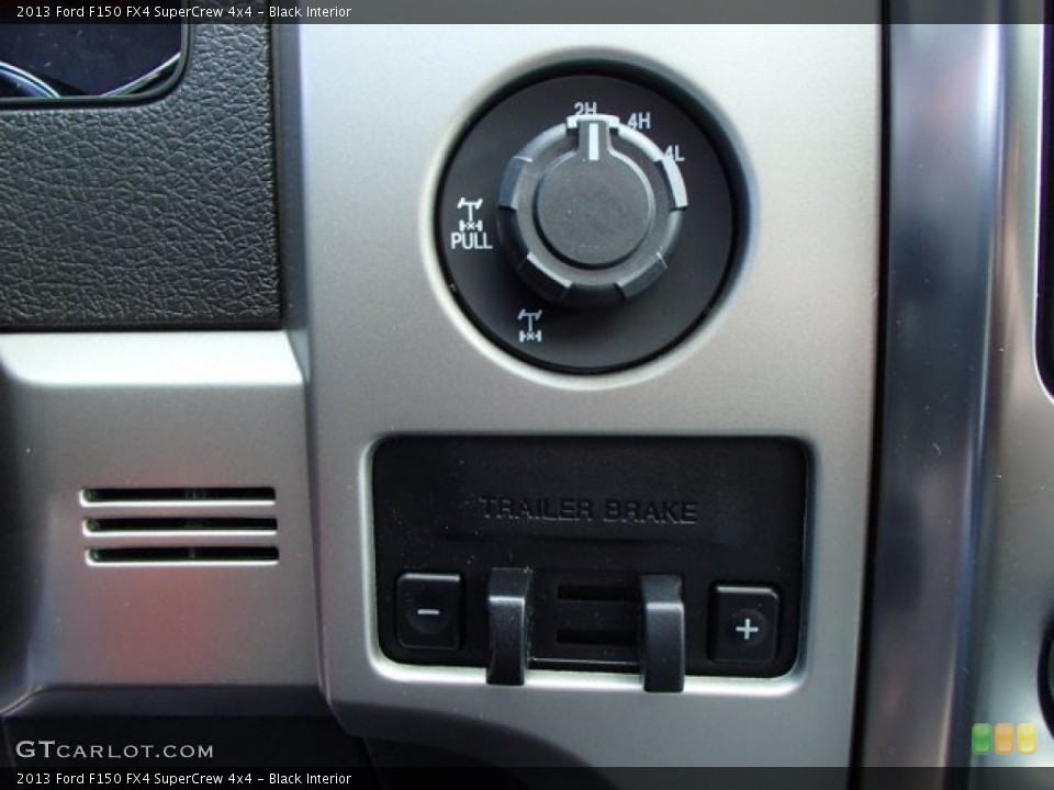 Black Interior Controls for the 2013 Ford F150 FX4 SuperCrew 4x4 #80265377