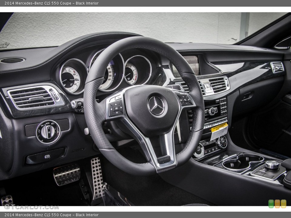 Black Interior Dashboard for the 2014 Mercedes-Benz CLS 550 Coupe #80266220