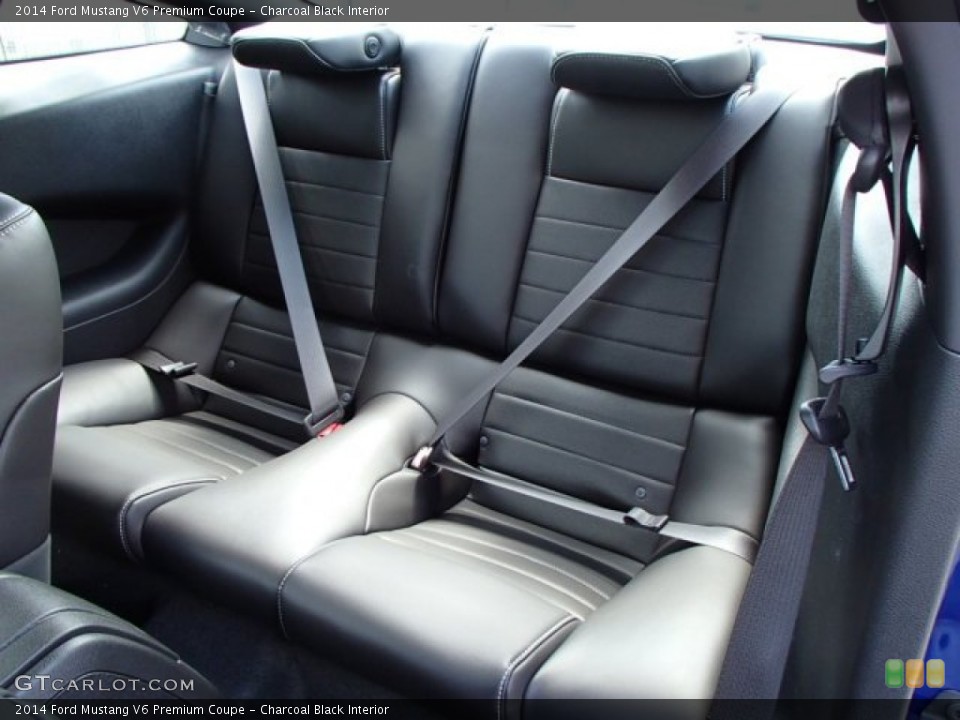 Charcoal Black Interior Rear Seat for the 2014 Ford Mustang V6 Premium Coupe #80266232